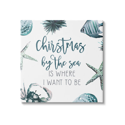 " Christmas By The Sea Nautical "
