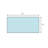 Lustre Beveled 3" x 6" Pressed Glass Singular Subway Wall Tile