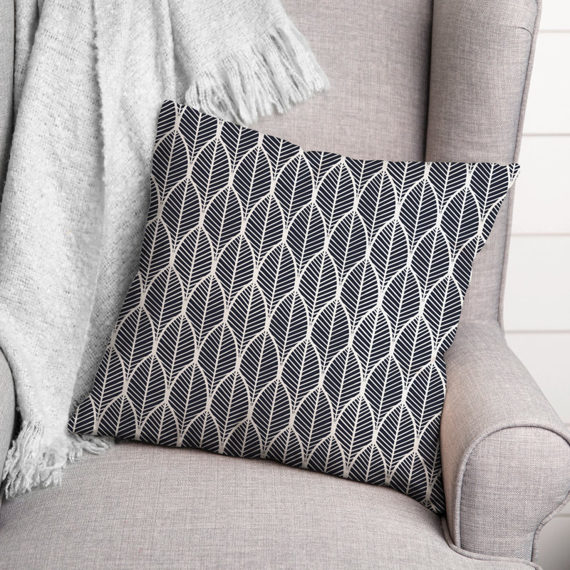 Coussin décoratif, H 18 po x l 18 po, Marine