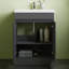Glenhaven 600mm Single Bathroom Vanity with Drop In Resin Basin-1572172146-1572561338