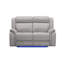 Causeuse inclinable 64 po avec accoudoirs coussinés