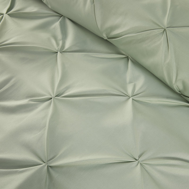 Lara Polyester Solid Colour Duvet Cover Set, Super King