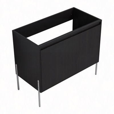 36" Freestanding Bathroom Vanity, Storage Cabinet With Soft Closed Doors (KD-Package)-Excluding Sink