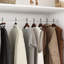 Armoire 3 portes 71 "avec lumières DEL, tringle, tiroirs et tablettes-1727507832