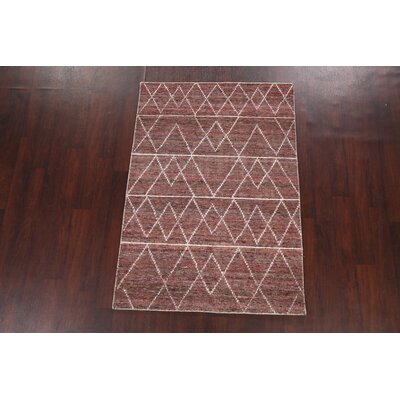 One-of-a-Kind Hand-Knotted New Age 5'9"" x 8' Area Rug in Brown/Gray -  Rug Source Outlet, PORTS-6195