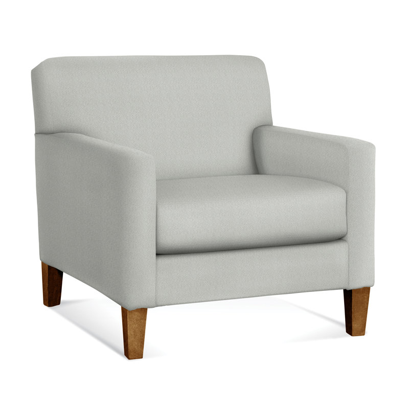 Tampa Upholstered Armchair, Honey, Gray Sugar Performance; 0863-84