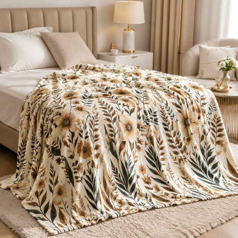 Jeté douillet en flanelle Cozy, 60" L x 50" W