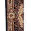 Tapis beige / rouge / bleu marine noué à la main de haute qualité