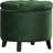 Hemi Velvet Ottoman-22170425