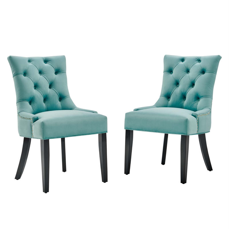 Chaises d'appoint de salle à manger Modway Regent, Menthe