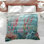 Abstract Coral Nature Cotton Blend Floral Comforter
