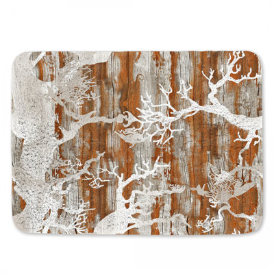 Tapis de salle de bain abstrait