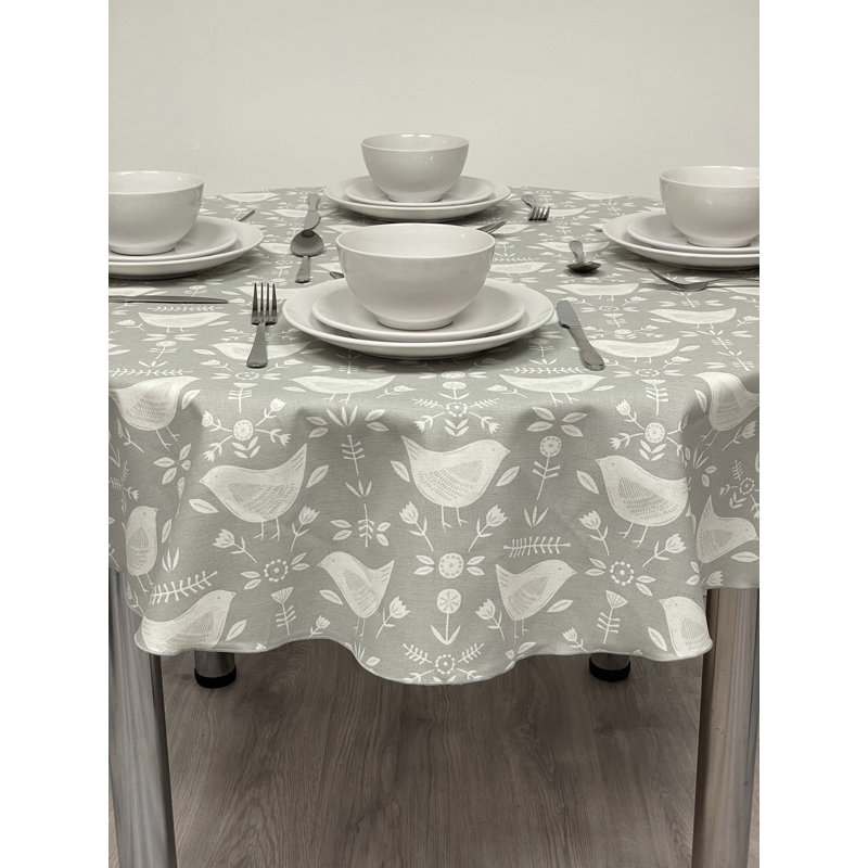 Frazeysburg Tablecloth, 47.6" W x 47.6" L, Grey