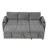 83.5″ L-Shaped Convertible Sofa Bed with Storage-1210643172