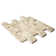 Split Face 0.63" x 12" Travertine Brick Joint Mosaic Wall & Floor Tile