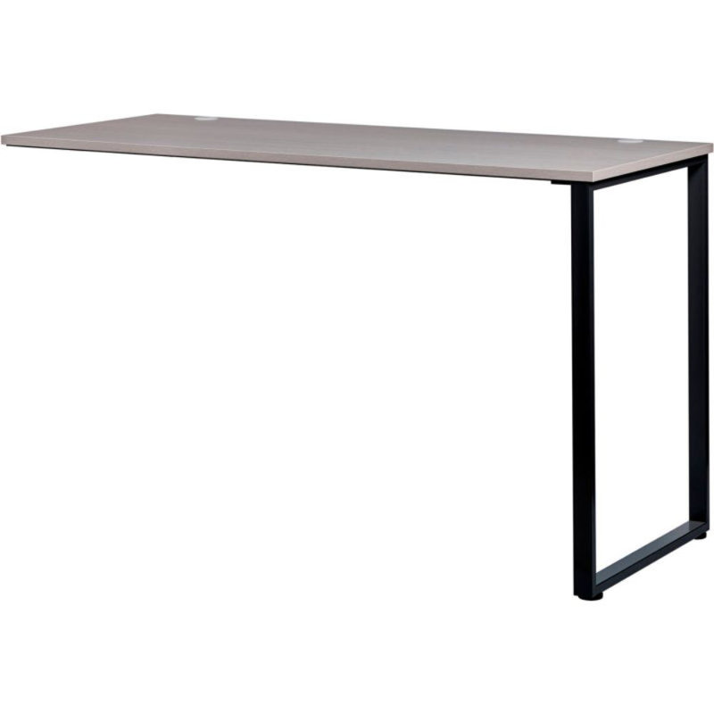 Retour de bureau réversible H 40 po, gris