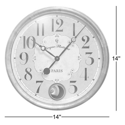 Darell Metal Wall Clock