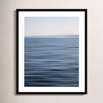 Abstract Blue Horizon Photo Print