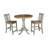 Anduena Extendable Solid Wood Top Pedestal Dining Set-630744148-545317416