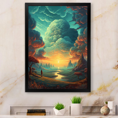 «Look Into Space IV» sur toile