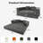 82" Convertible Sofa Bed, Compression Foam Couch with 4 Fixed Shelves & 2 Storage Bags, Modular Pull-Out Couch with High-Resilience Foam, Corduroy Folding Sofa Bed for Living Room, Bedroom，Gray-121583463