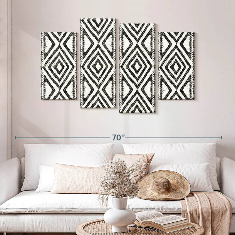 Motif sauvage africain Avery II, H 32 po x l 52 po