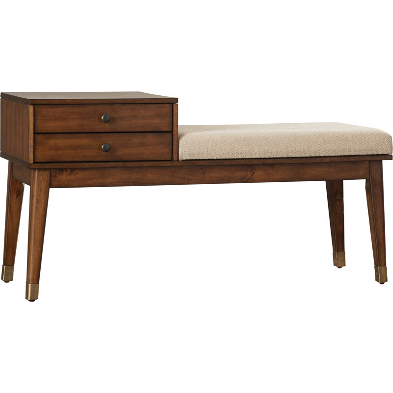 Anisten Polyester Blend Upholstered Storage Bench
