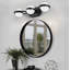 Luminaire de meuble-lavabo moderne à 3 lumières DEL doré avec abat-jour sable sable noir mat-129900014-129900017-129900022-129900024