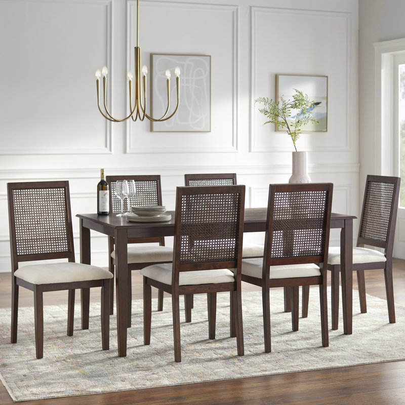 Ensemble de salle à manger Arkdale, 6 pièces: table, banc, 4 chaises