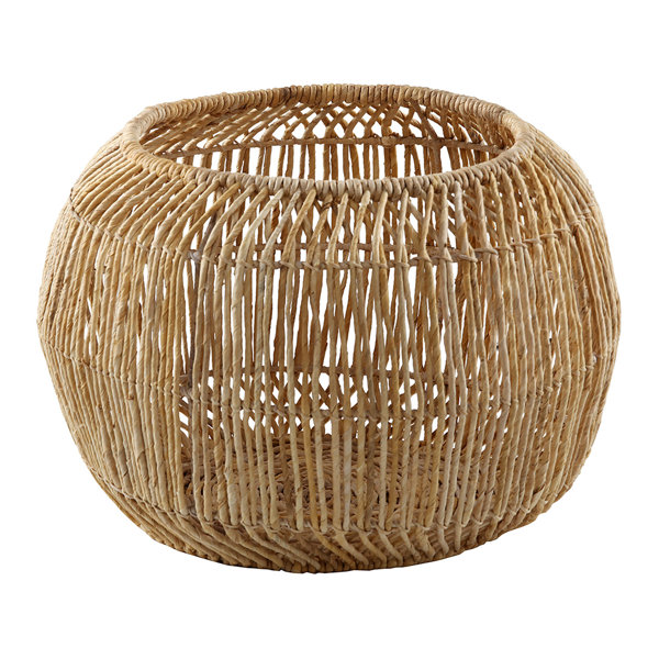 Woven Abaca Tapered Storage Basket, Small