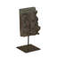 Curio Carved Wooden Ganesha on Iron Stand