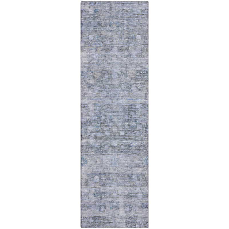 Premium Machine Washable Verlin AMF1768 Geometric Rug, Runner 2'3" x 7'6"