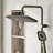 Thermostatic Shower System With Adjustable Slide Bar, Rainfall Shower Head, Multi-Function Handheld & Spray Gun