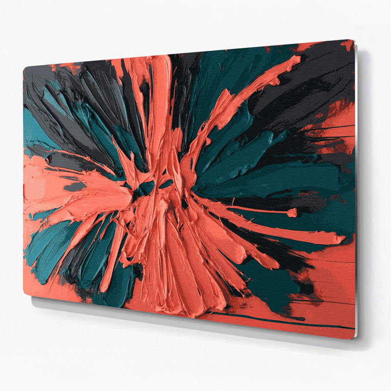 Art mural en métal Neo Expressionism 40, H 11 po x l 14 po