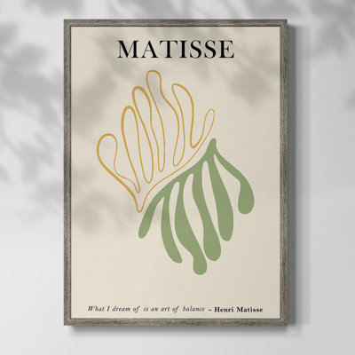 Matisse CDL XXXV, reproduction d'art encadrée - bois massif