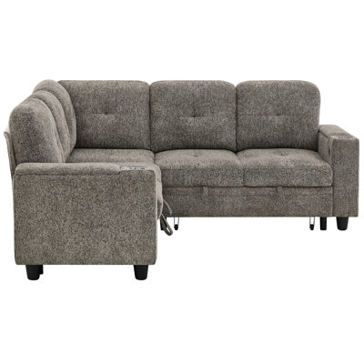 5 Seat Reversible L Shaped Sleeper Sofa