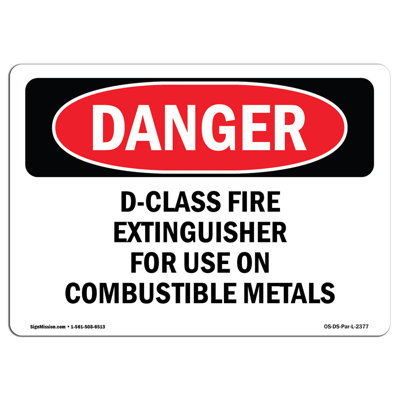 Panneau de danger OSHA