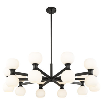 20-Light Dimmable Sputnik Chandelier