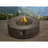 12" H Fibre Reinforced Concrete Outdoor Fire Pit Table