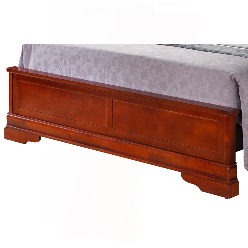 Charming Cherry Wood Bed With Traditional Flair