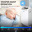 Climatiseur portatif avec chaufferette de 14 000 BTU pour espace de 500 pieds carrés avec filtre SilverShield Whynter