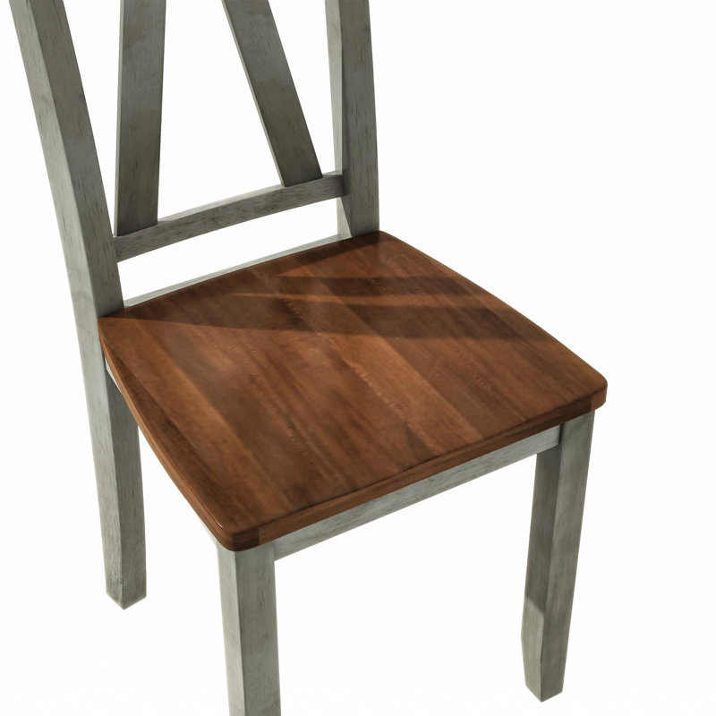 Tranel Double Pedestal Dining Set, Natural/Green, Natural/Green