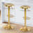 Kikuye Swivel Adjustable Height Bar Stool Set Of 2 Adjustable Counter Height Chairs With Footrest For Kitchen, Dining Room