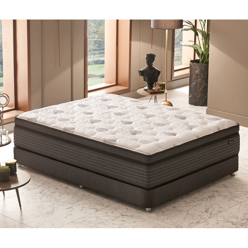Sommier en métal Hicksville, Profil standard (7 po), Très grand