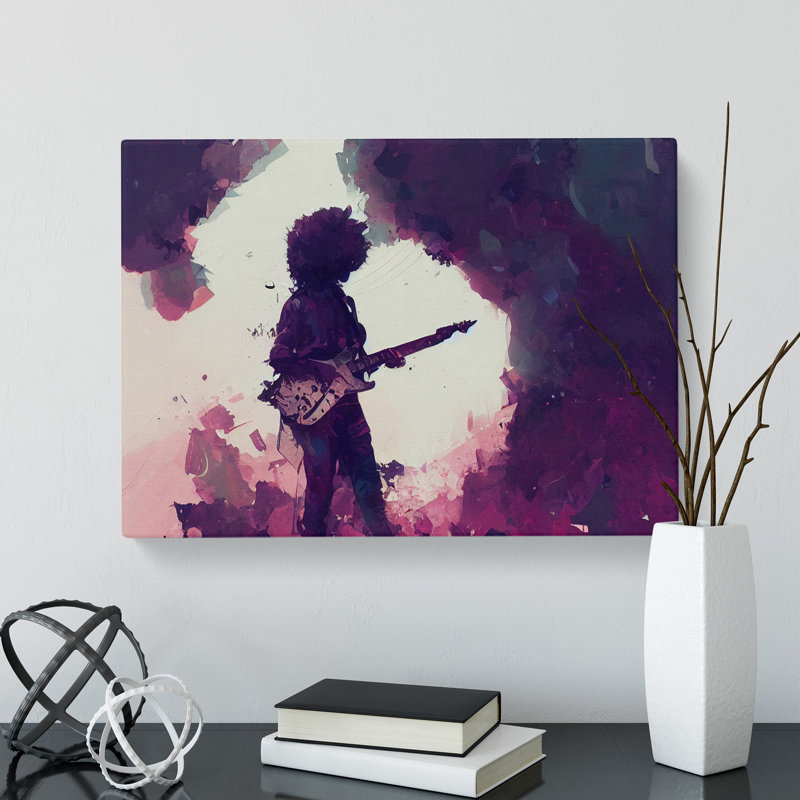 Guitar Rock Band Vol.1 - Wrapped Canvas, 35cm H x 50cm W x 3cm D