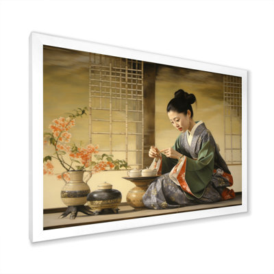 «Asian Art Tea Cerémonie I», reproduction d'art sur toile