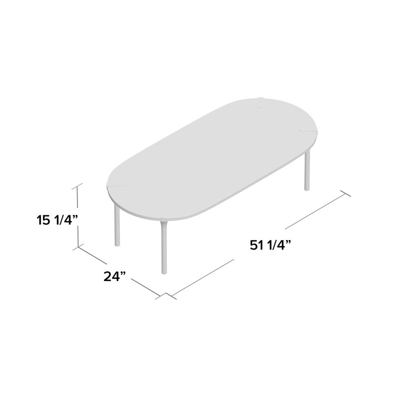 Sereno Marble Coffee Table, Polished Gold