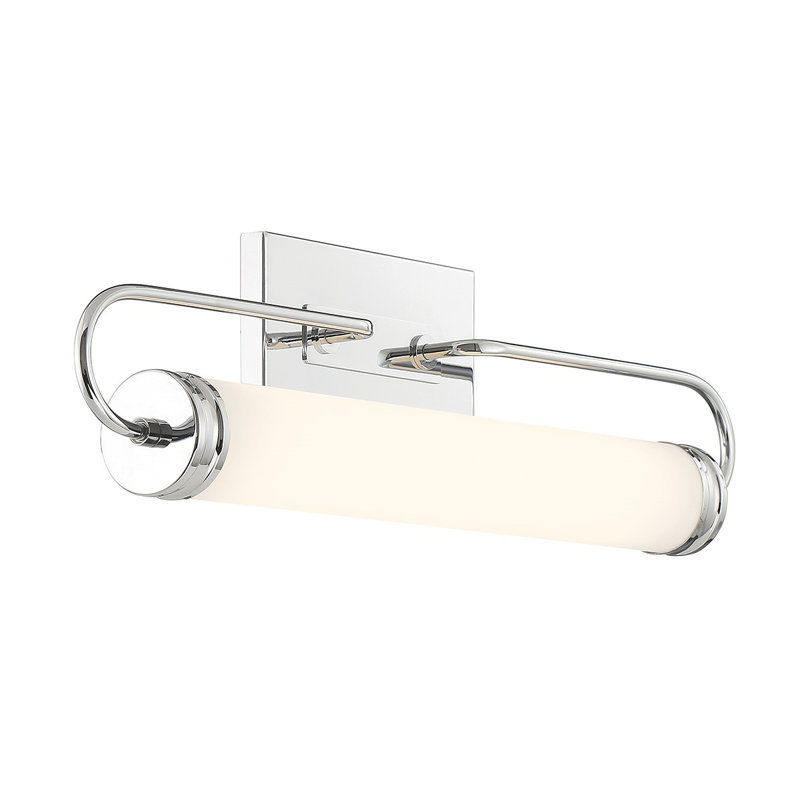 Meuble-lavabo 1 lumière 25,25 po Tellie, Chrome