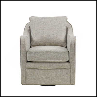 Fauteuil pivotant à siège large Brianne
