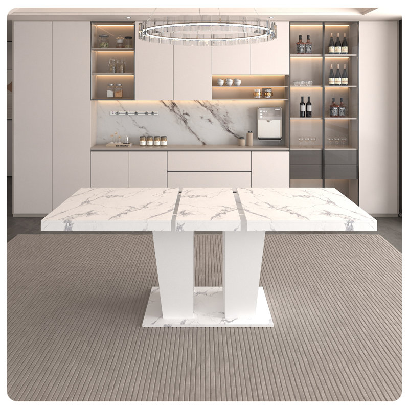Rectangle Extendable Dining Table 